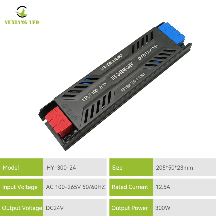 24V 300W LED แหล่งจ่ายไฟกึ่งเชิงเส้นประสิทธิภาพสูงประสิทธิภาพสูง