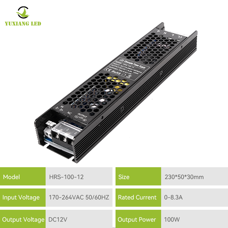 ไฟ LED หรี่แสงได้ 12V 100W TRIAC 0-10V